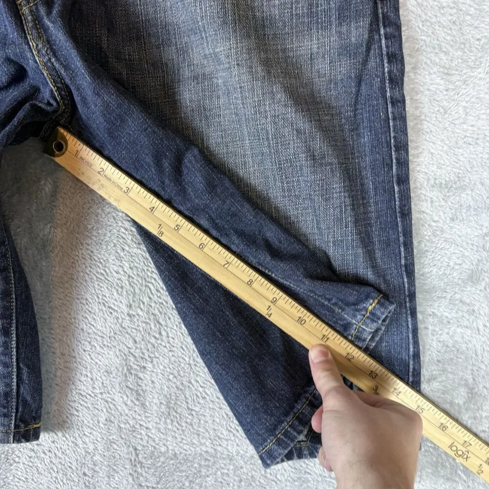 Levis 569 Shorts Mens 38 Blue Denim Relaxed Straight Jorts‎ American